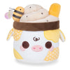 Cuddle Barn PlushGoals - Honeycomb Mooshake Super Soft Kawaii Cute Dessert Drink Collectible Plush Toy, 11 inches