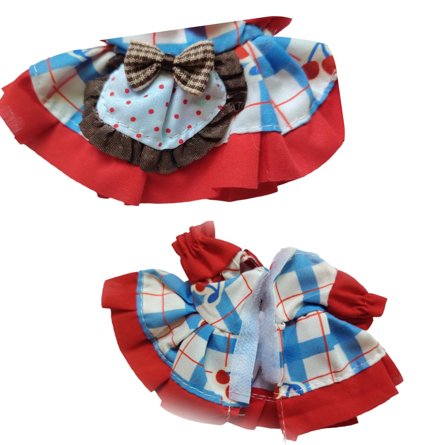 17cm Doll Clothes(No Doll Included), Cute Dolls Outfit Accessories, 6.7 Inch Small Kawaii Handcrafted Clothes Set for Dolls Collectors and Dress-Up