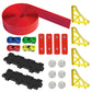 20ft Build Anywhere Portable Race Track with Suction Cups - Flexible Roll-Up Design Fits 1/64 Scale Cars, Portable Toy Gift for Kids 4+ Year Old