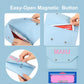 Eccentfit Leather Mahjong Card Clutch Holder Pouchwith 4 Mahjong Card Finder Mahjong Accessory Set Case for NMJL Rule Cards & Game Night Hostess Gifts