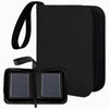 KMOPUYV 1 Pocket Toploader Binder 40 Pockets One Pocket Mini Trading Card Album,Diamond Leather Small Card Binder for 3x4 Rigid Top Loaders,Portable
