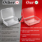 Gansita Clear Plastic Playing Card Boxes Snaps Closed Poker Gaming Playing Card Deck Cases Holder Plastic Storage Box Clear Trading Card Box Card