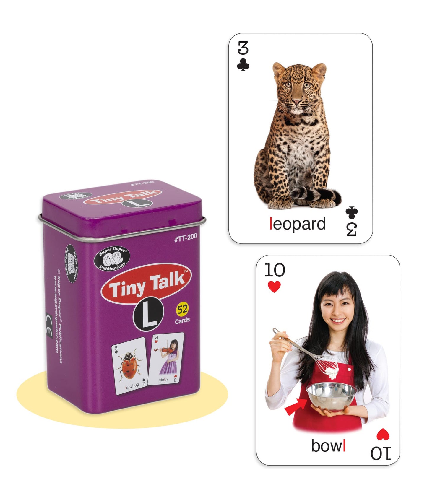 Super Duper Publications | Tiny Talk Articulation and Language Photo Flash Cards: Set 1 (10 Card Decks) | Educational Resource for Children