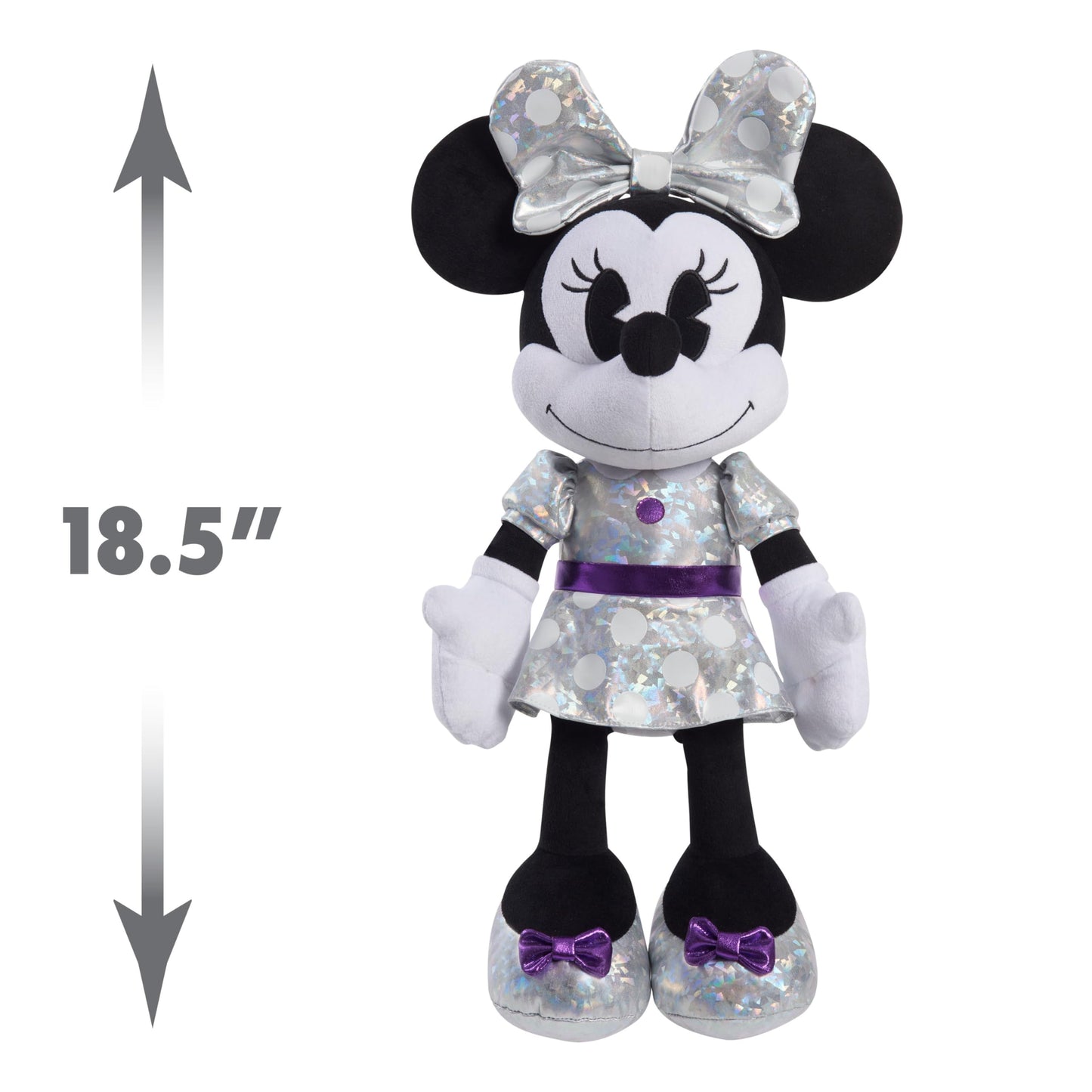 Disney100 Years of Wonder Minnie Mouse Large Plush Stuffed Animal, Kids Toys for Ages 2 Up by Just Play