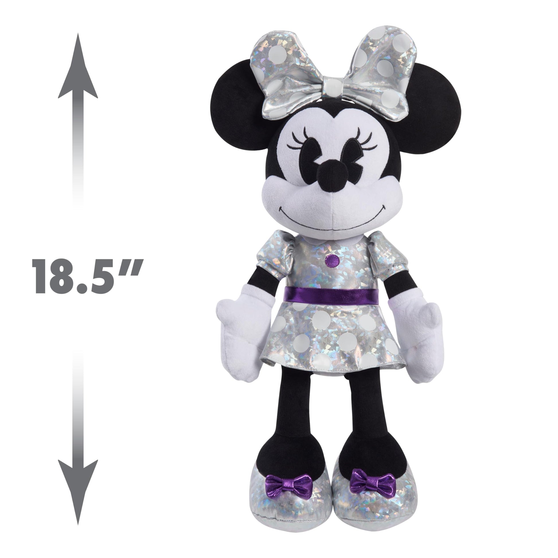 Disney100 Years of Wonder Minnie Mouse Large Plush Stuffed Animal, Kids Toys for Ages 2 Up by Just Play