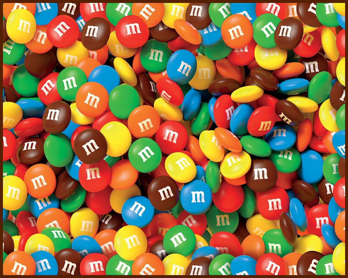 White Mountain 1000 Piece Jigsaw Puzzle Colorful Candy, M&M's