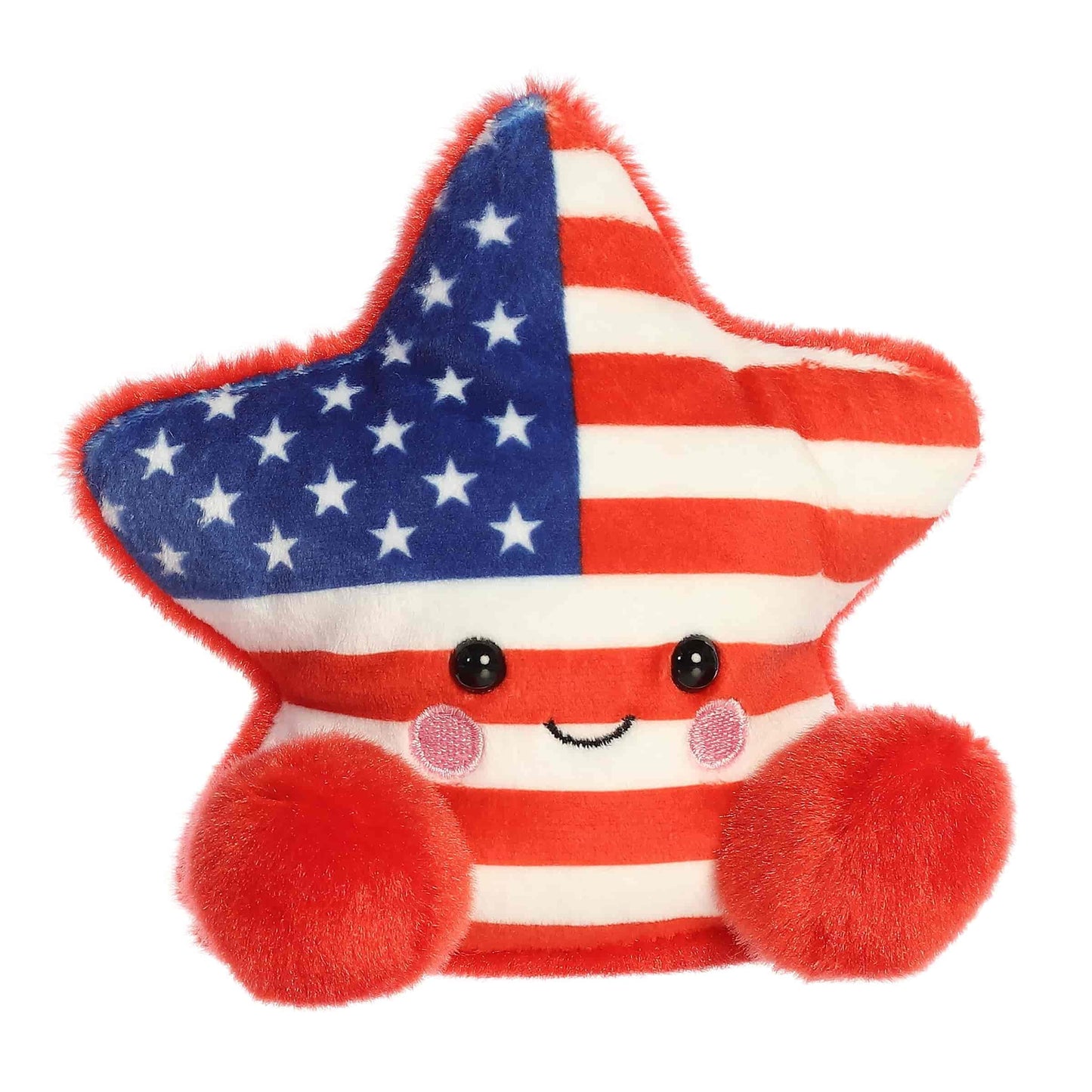 Aurora® Adorable Palm Pals™ Americana Star™ Stuffed Animal - Fun Collectible Plush for Kids and Adult Collectors - Perfect for Decorating Rooms