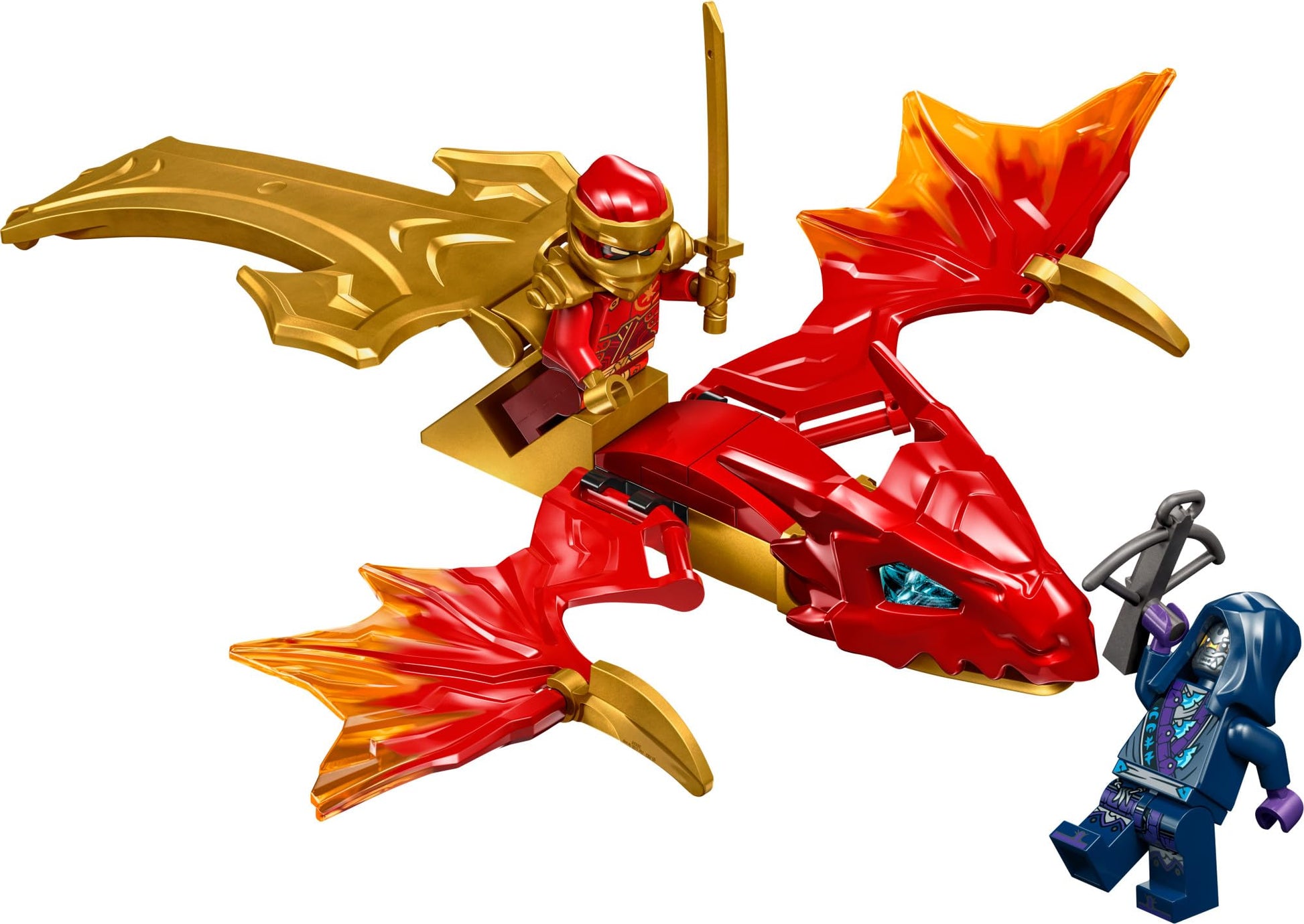 LEGO NINJAGO Kai’s Rising Dragon Strike Toy, Ninja Battle Toy Playset with Kai Ninja Minifigure, Building Set for Kids, Gift Idea for Boys and Girls