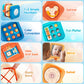 LMBMYYS Busy Board for 1 Year Old,Travel Toys for Toddlers 1-3,Montessori for 1 2 Year Old Boy Girl,Airplane Toys for Toddlers,Busy Board Cube Toy