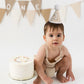 KOJIN Gender-Neutral 1st Birthday Hat For Baby - Boho First Birthday Crown, Cake Smash Photo Prop,Size:3.1 * 5.5in