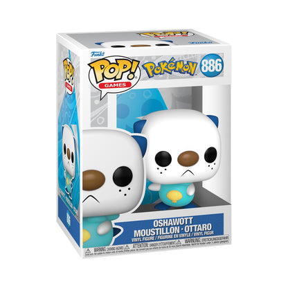 Funko POP! Games: Pokemon - Oshawott - Collectable Vinyl Figure - Gift Idea - Official Merchandise - Toys for Kids & Adults - Video Games Fans - Model