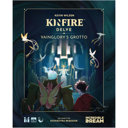 Incredible Dream Kinfire Delve: Vainglory’s Grotto - Solo or 2-Player Tactical Card and Dice Game - Puzzle-Focused Fantasy Adventure - 60+ Minute