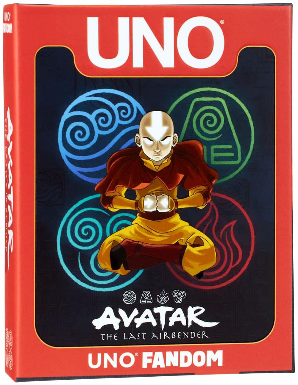 Mattel Games UNO Fandom Avatar: The Last Airbender Card Game With Collectible Foil Card For Kids, Adults & Family Night