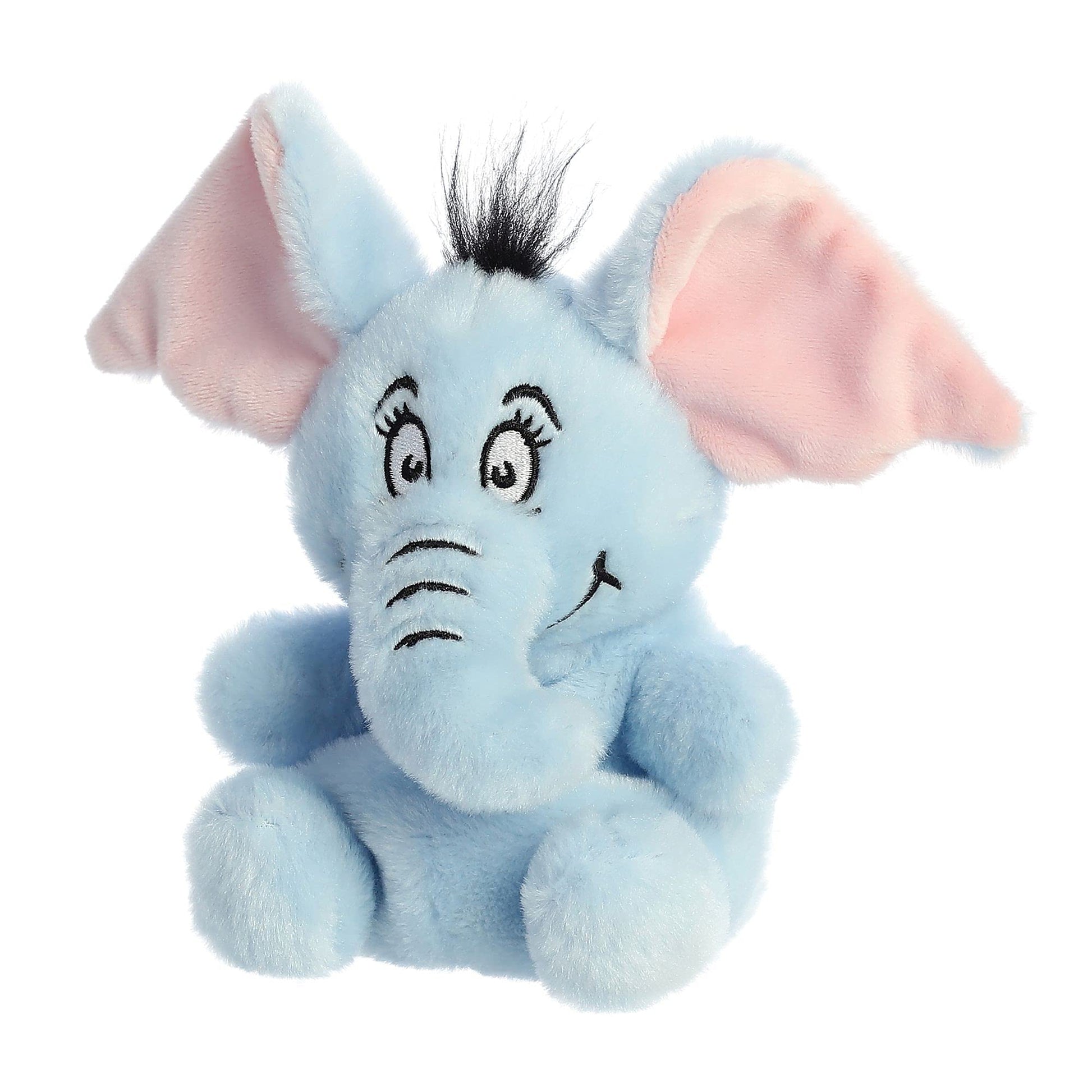 Aurora® Whimsical Dr. Seuss™ Palm Pals™ Horton Stuffed Animal - Officially Licensed Plush for Imaginative Play - Perfect for Kids and Adults - Blue