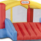 Little Tikes Jump 'n Slide Inflatable Bouncer Includes Heavy Duty Blower With GFCI, Stakes, Repair Patches, And Storage Bag, for Kids Ages 3-8 Years