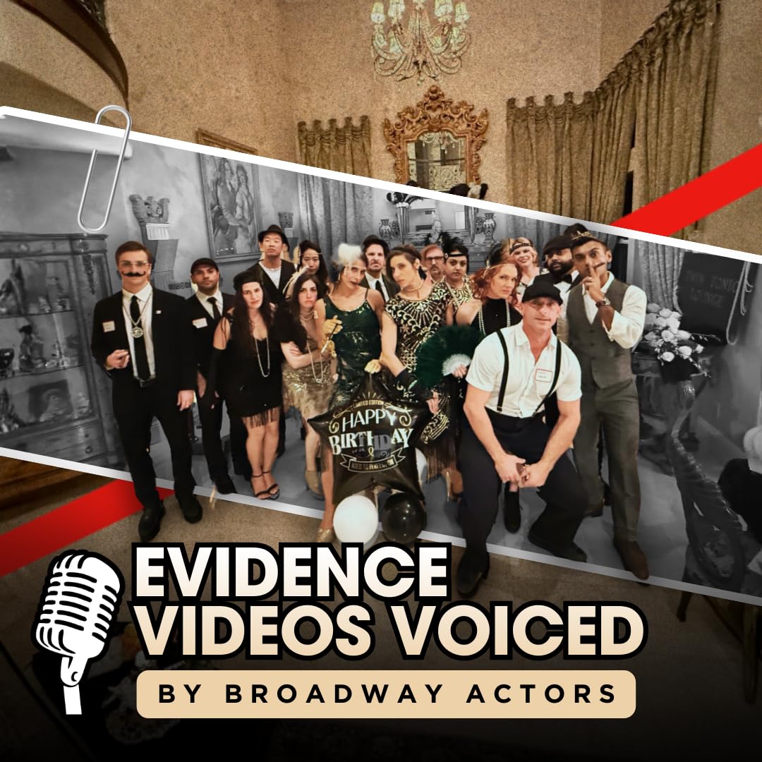 Murder at The Moulin Rouge | Glamorous 1920s Paris Themed Murder Mystery Game Kit | Party Game for Adults and Teens | Flexible 4-20+ Players
