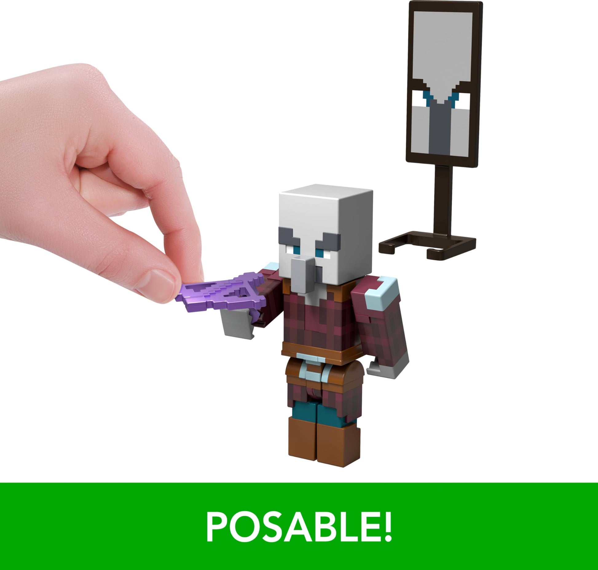 Mattel Minecraft Village Raid Pack with 3 Action Figures & Accessories