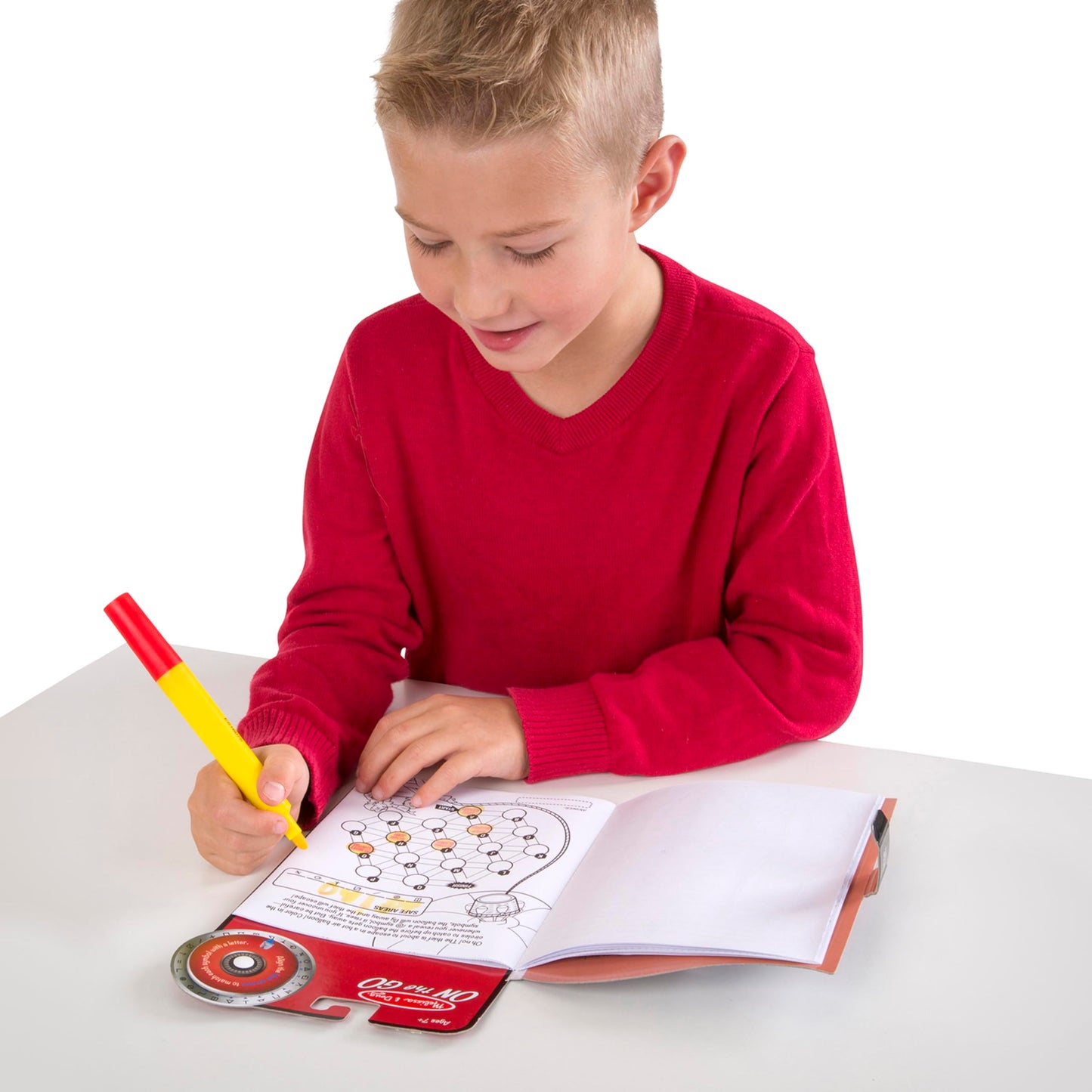 Melissa & Doug On the Go Secret Decoder Activity Books Set - 54 Games