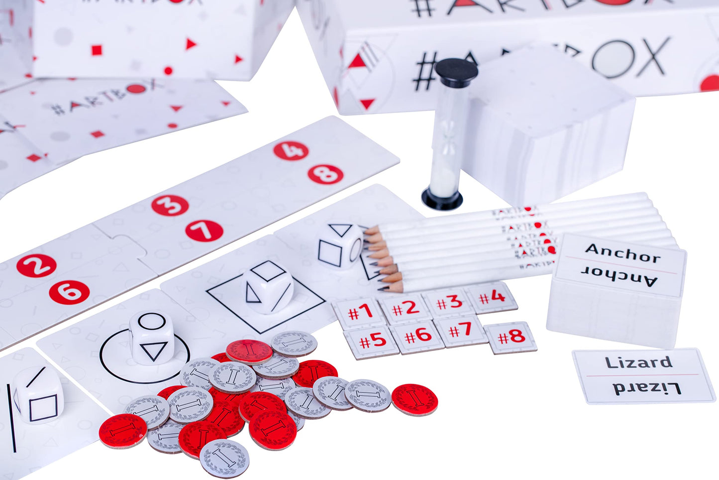 Artbox Board Game | Real-time Party Game | Ages 8 and up | 3-8 Players | Average Playtime 30-40 Min | Made by CrowD Games