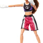 Barbie Made to Move Doll & Accessories, Brunette Boxer Wearing Removable Uniform with Boxing Gloves, 22 Bendable Joints