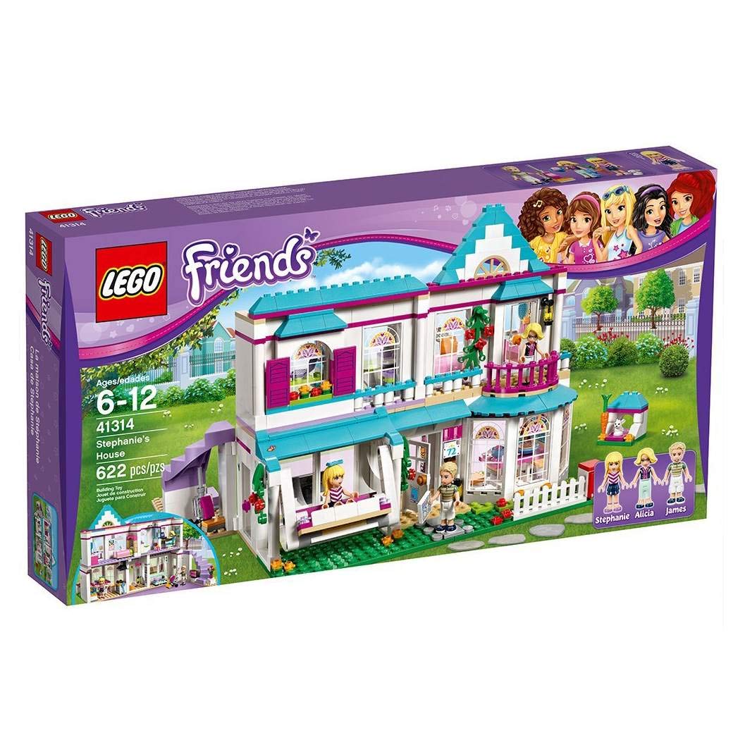 LEGO Friends Stephanie's House 41314 Build and Play Toy House with Mini Dolls, Dollhouse Kit (622 Pieces)