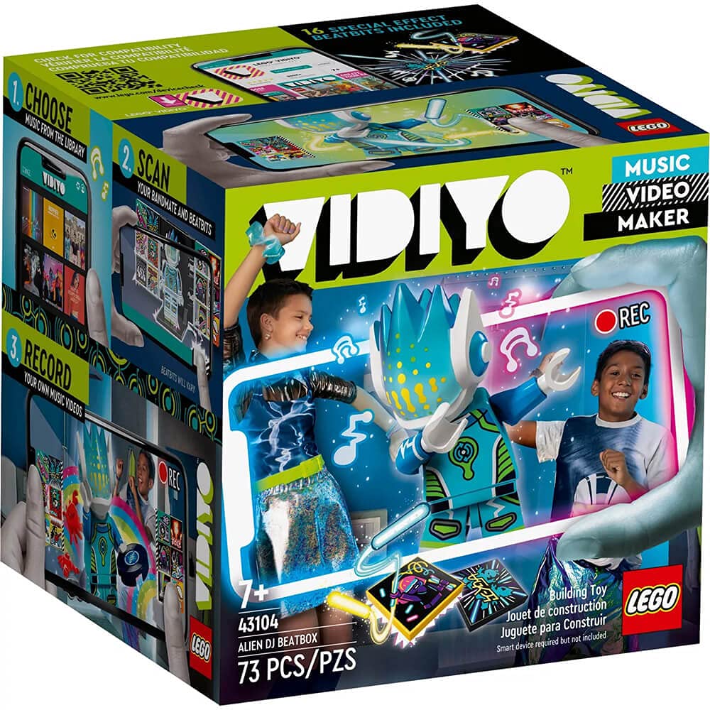 LEGO VIDIYO Alien DJ Beatbox 43104 Building Kit with Minifigure; Creative Kids Will Love Producing Music Videos Full of Songs, Dance Moves and Special