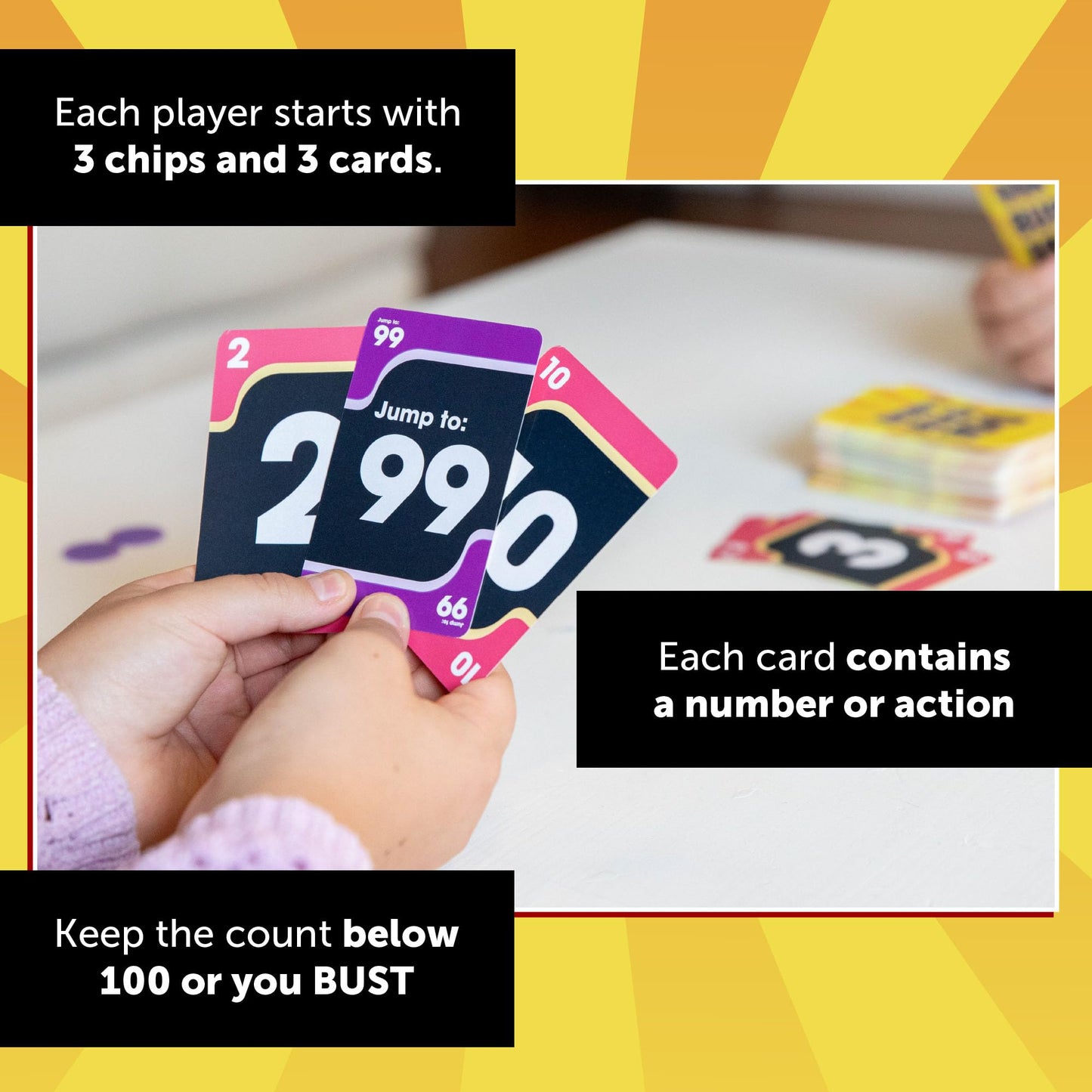Continuum Games Don't Bust 100 Family Board Game for 3-6 Players Ages 6 and Up