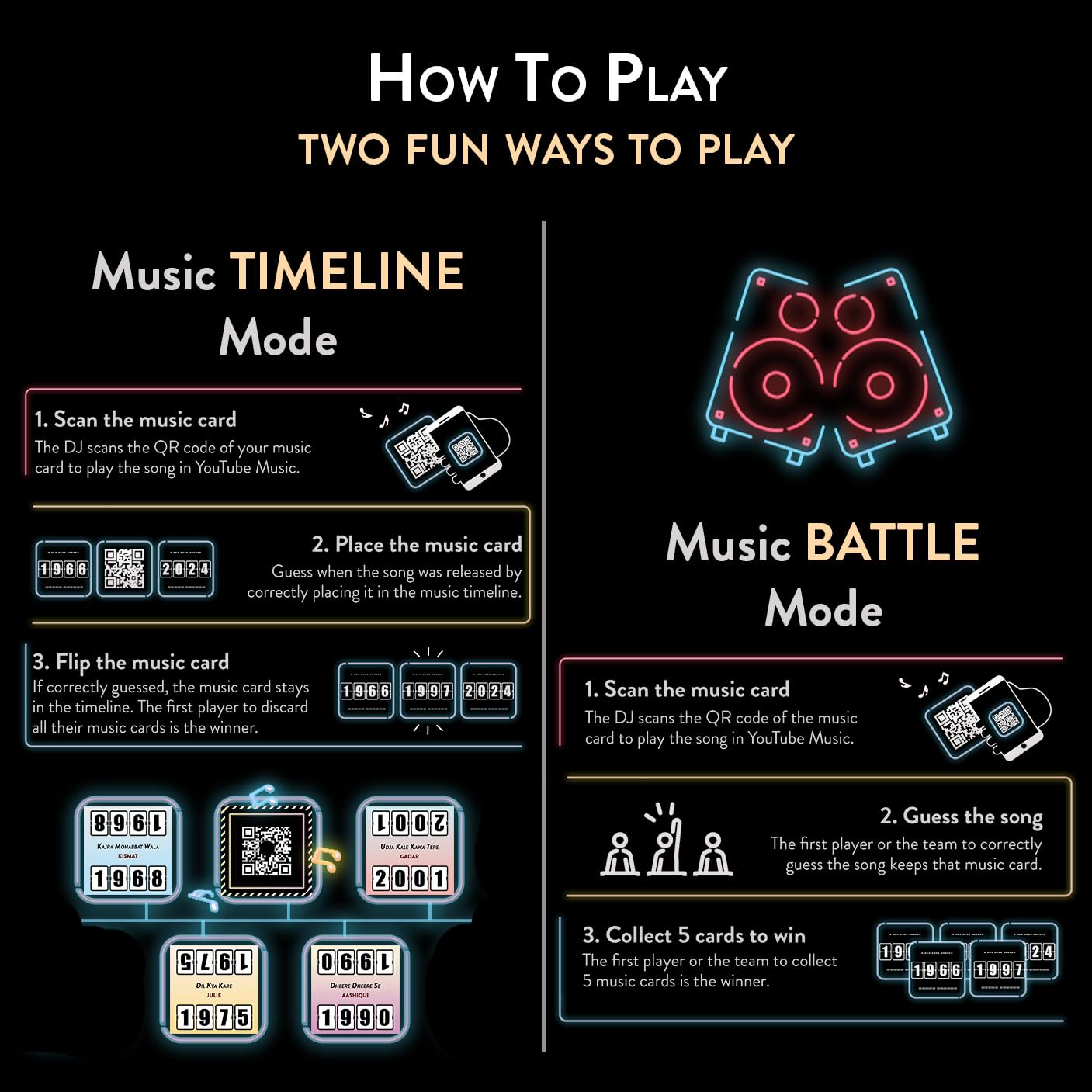 The Ultimate Bollywood Music Party Card Game