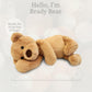 World's Softest Plush Stuffed Animal for Baby, Toddler, Kids, Adults - Adorable Toy Made from Kid-Friendly, Quality Materials - Lushee Brady Bear, 16"