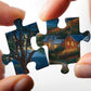 Larkipuzz Art Starry Night Painting Puzzles for Adults 1000 Pieces, Challenging Van Gogh Plant Tree Landscape Jigsaw Puzzles, Aesthetic Nature Floral