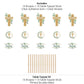 Big Dot of Happiness First Communion Elegant Cross - Religious Party Centerpiece Sticks - Table Toppers - Set of 15