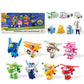 Super Wings Toys, Transformable Toys 2 Inch, Airplane Toy for Kids 3-5 Years Old, 15 Packs Transforming Jet Playset, Real Mobile Wheels, Birthday