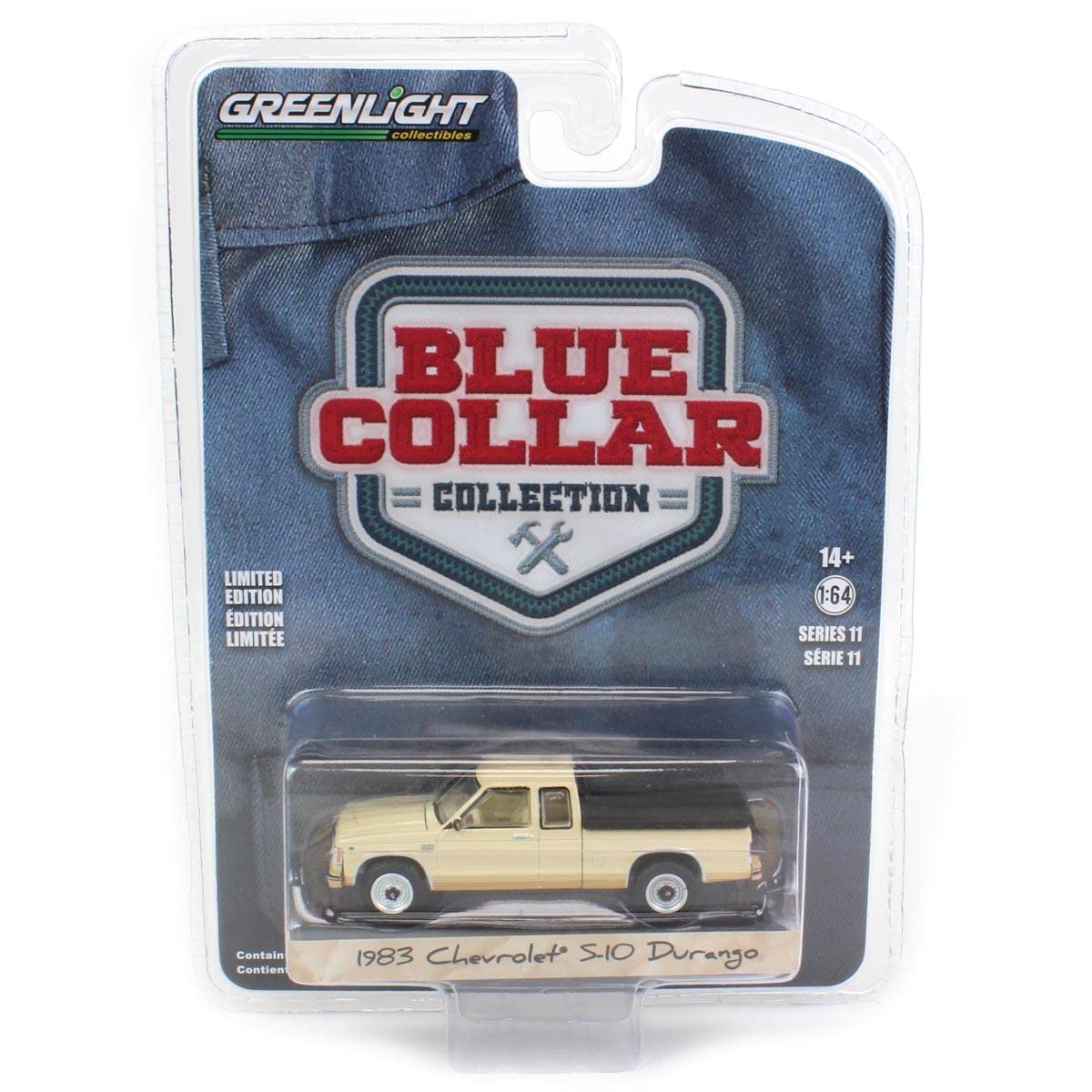 TRUCK 1/64 1983 S-10 Durango with Bed Cover Blue Collar Series 11 35240-C