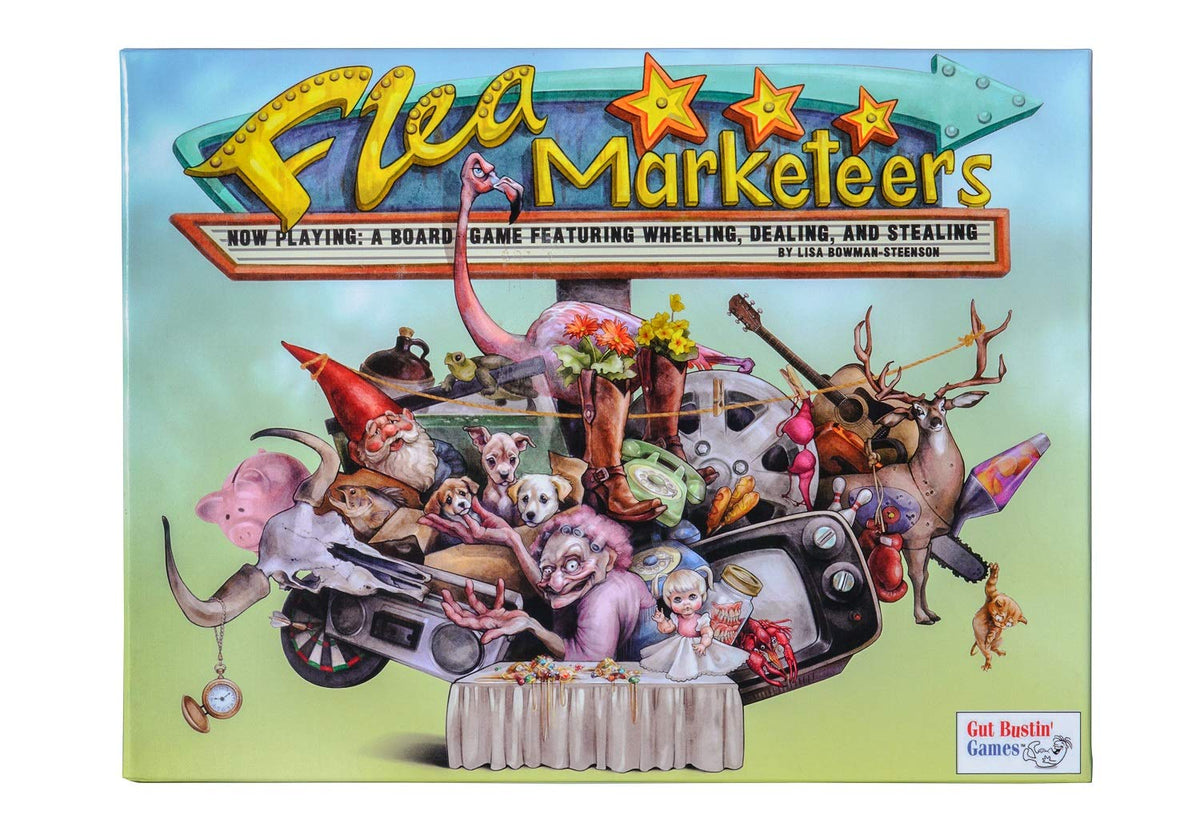 Gut Bustin' Games Flea Marketeers Board Game