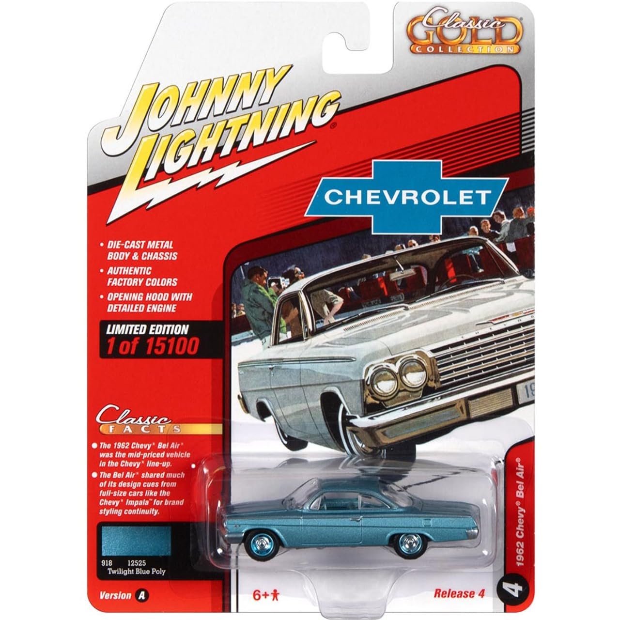 Johnny Lightning - 1962 Bel Air Bubbletop