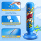 Inflatable Punching Bag for Kids 3-12, Boxing Equipment for Kids and Adults, Christmas, Birthday Gifts, Punching Bag Practice Karate, Taekwondo(Blue)