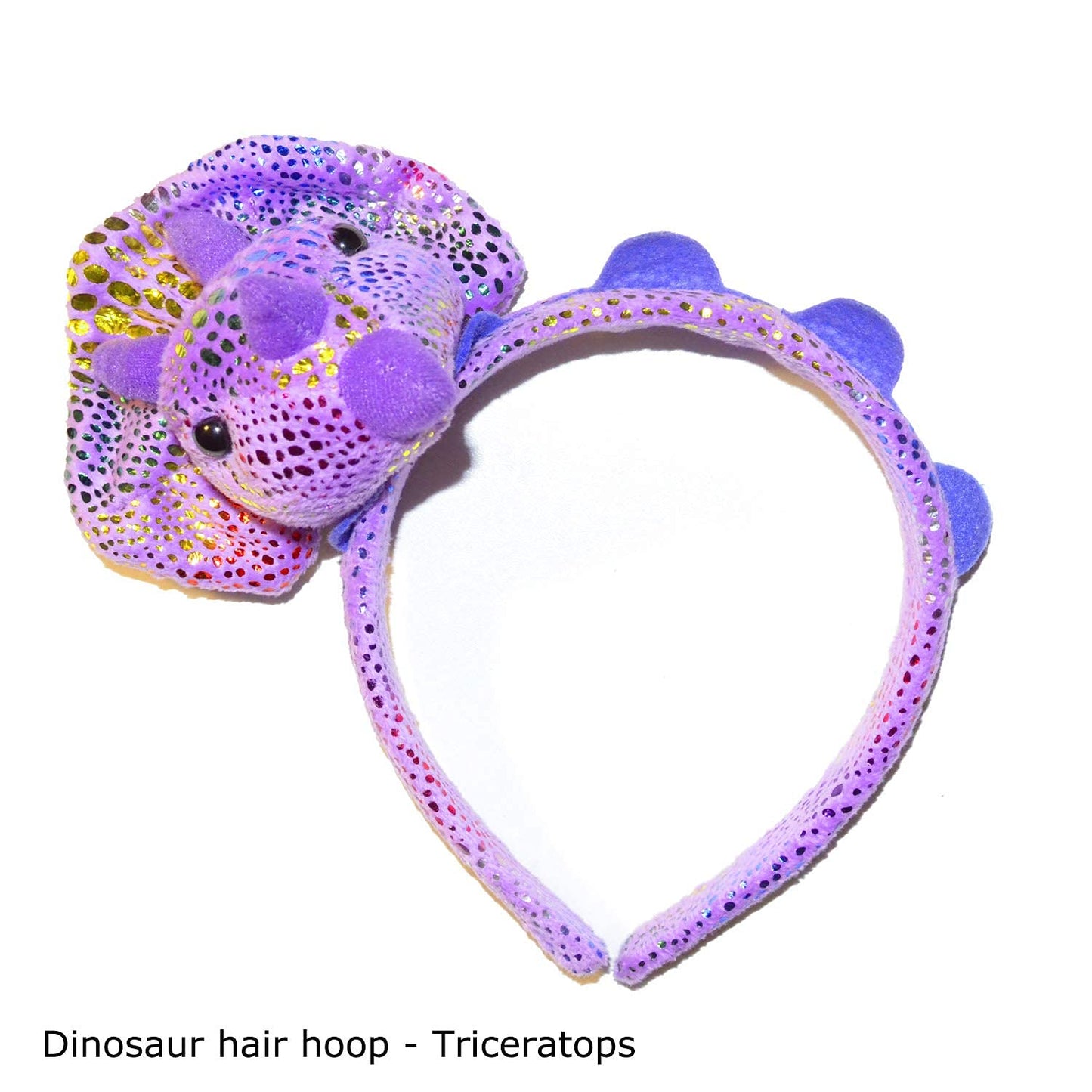 FR.Tooc 3D Cute Dinosaur Hair Hoop Party Headpiece Hair Hoop Hair Band 4PCS