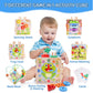 Wooden Activity Cube | Montessori Toys for 1 2 3 Year Old Toddlers | One Year Old 1st First Birthday Gift | Educational Toys for 12+ Months Baby Boys