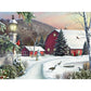 Bits and Pieces - Large 500 Piece Jigsaw Puzzle for Adults - ‘in The Still Light of Dawn’ Winter Jigsaw Puzzle by Artist Alan Giana, Completed Puzzle