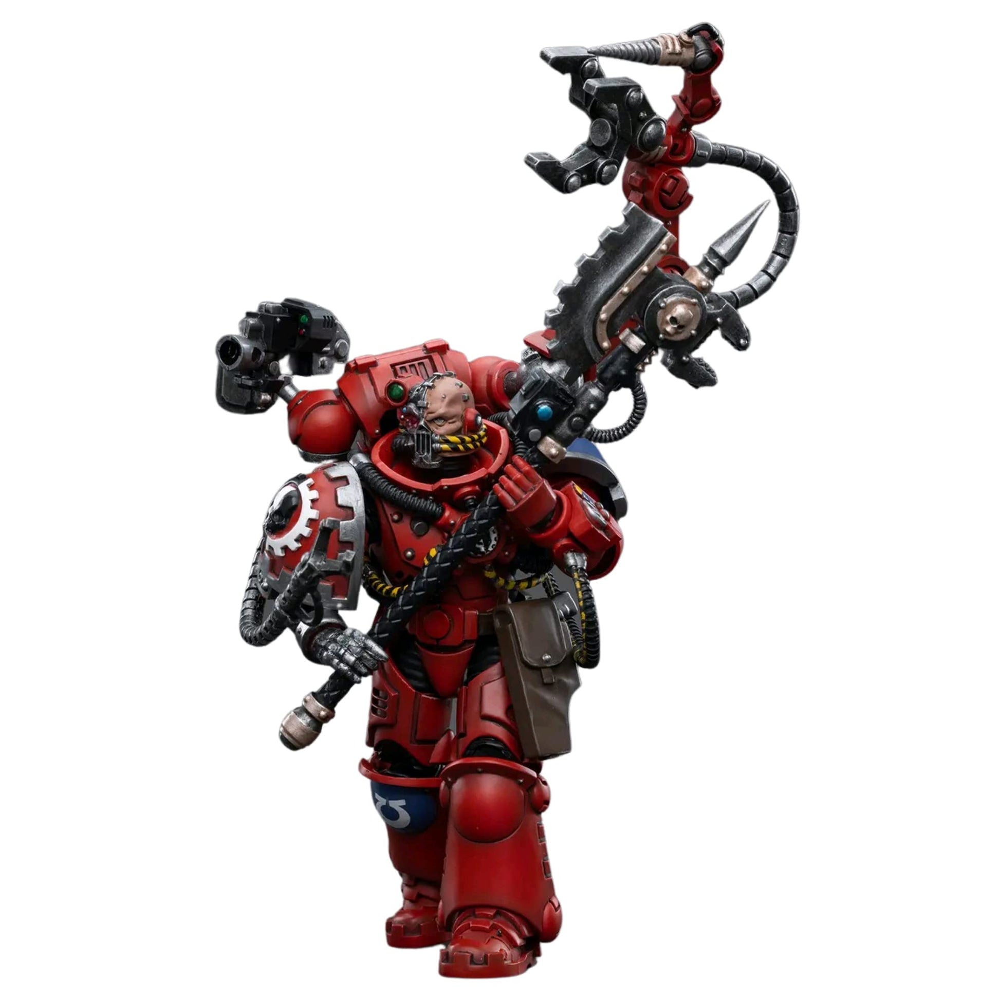 JOYTOY Warhammer 40,000 1/18 Action Figure Ultramarines Primaris Techmarine Collection Model Birthday Gifts 7.8Inch
