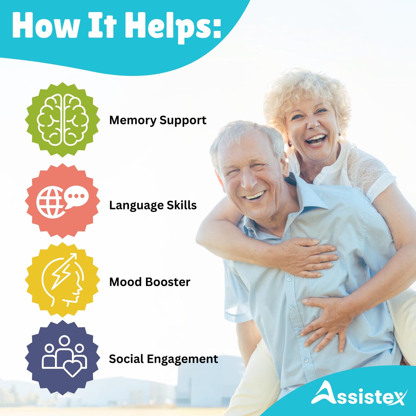Assistex 2 in 1 Matching Memory Card Games for Seniors - Brain Game for Dementia Patients - Adult Memory Game for Seniors - Lyric and Idiom Cards