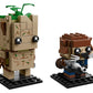 LEGO BrickHeadz Groot & Rocket Building Kit, Multicolor