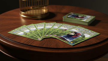 Rio Grande Games Fancy Feathers Card Game for Family Game Night, 2 to 6 Players, Ages 8 and Up, 15 to 30 Minute Quick Board Games