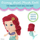 Kids Preferred Disney Baby - Ariel 12" Plush Doll with Musical Sounds - The Little Mermaid Collectable Stuffed Animal for Babies, Toddlers and Kids