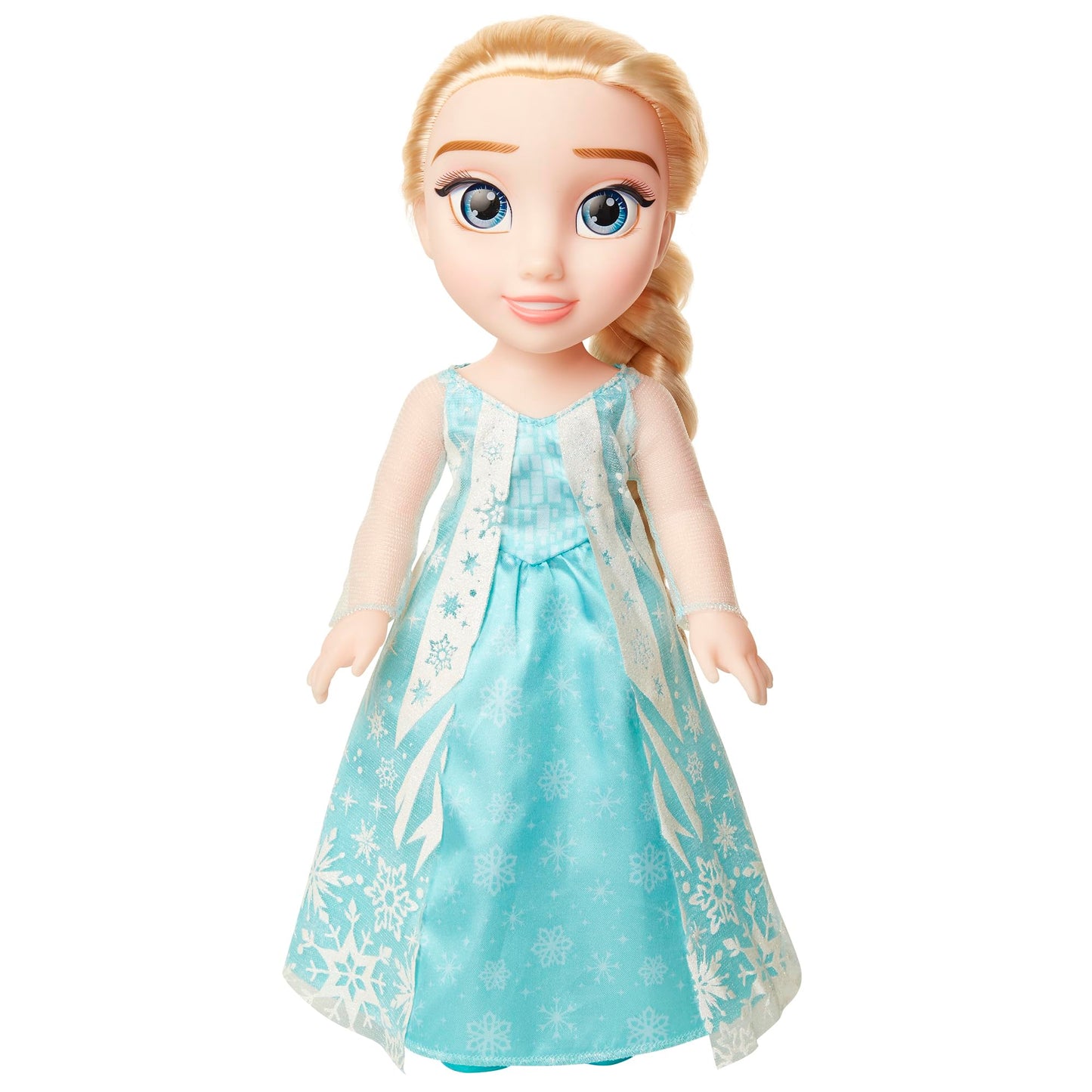 Disney Frozen Elsa Doll with Movie Inspired ICY Blue Outfit, Blue Shoes & Long Braided Hair Style - Approximately 14" Tall, for Girls Ages 3 Year & Up
