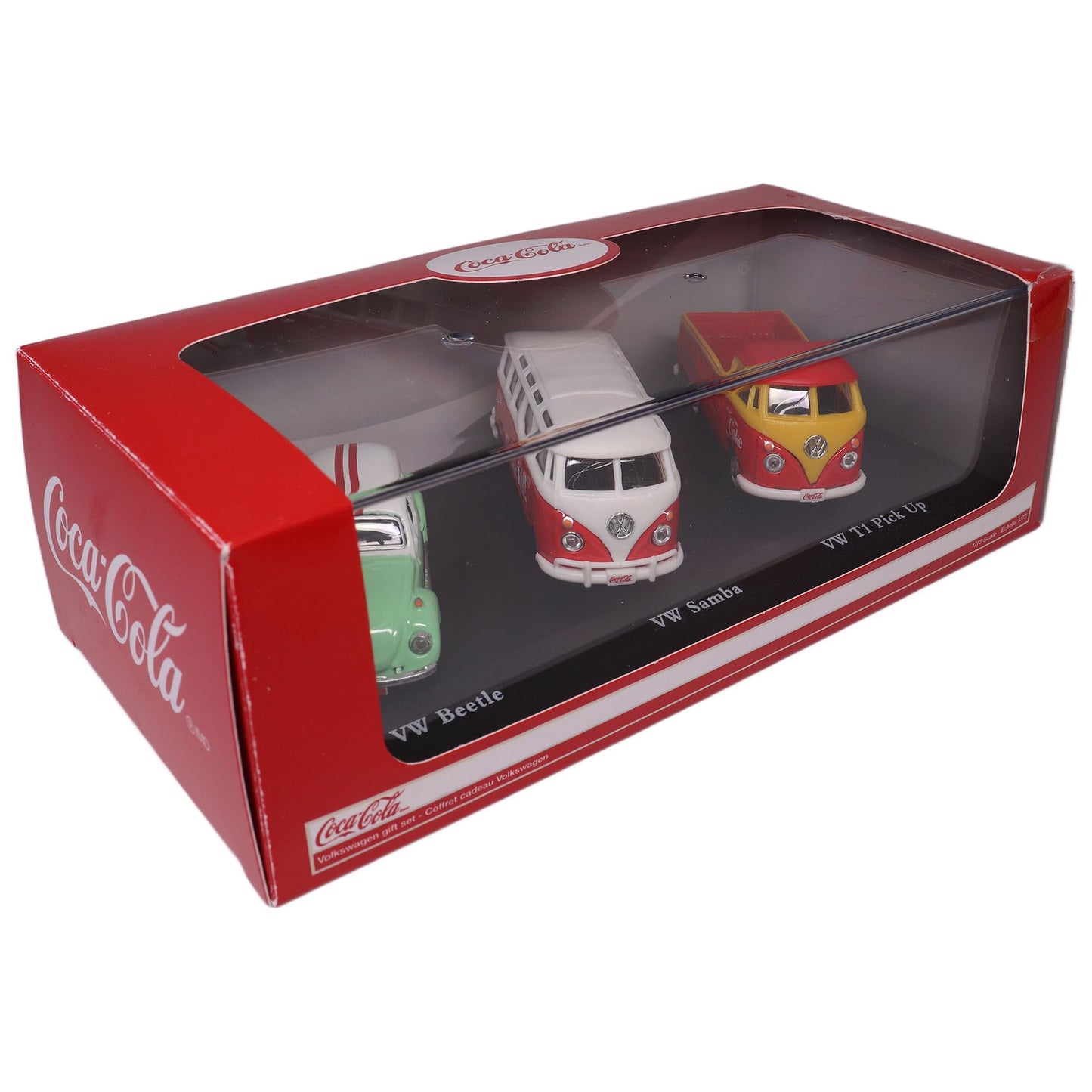 Motorcity Classics 458385 Volkswagen Coca Cola 3 Piece Gift Set 1 72 Diecast Car Models