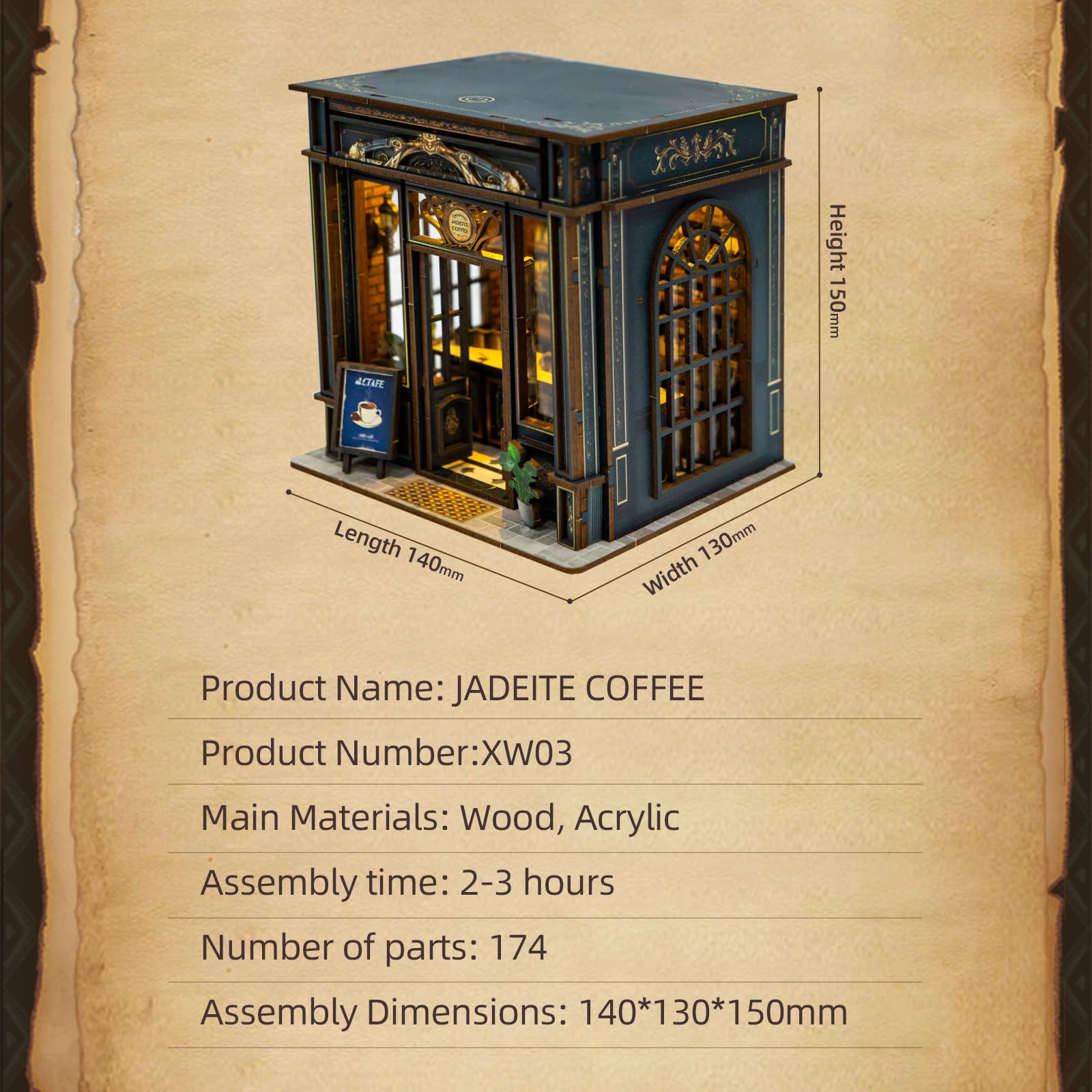 Book Nook Kit Adult DIY Miniature House Kit for Bookshelf Decoration, Miniature House 3D Puzzle, Handmade Gift for Women, Teens and Book Lovers
