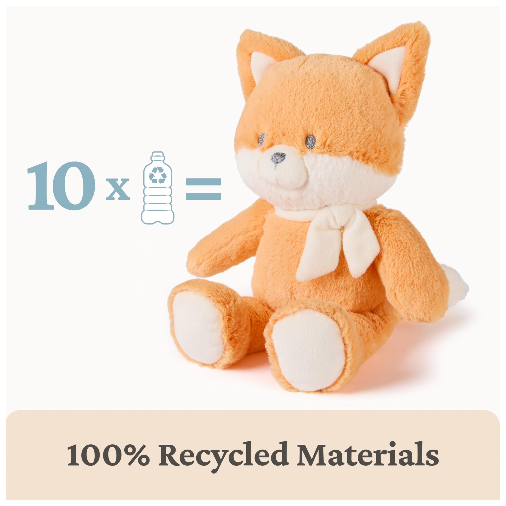 GUND Baby Sustainably Soft Piper 13” Fox Stuffed Animal with Scarf