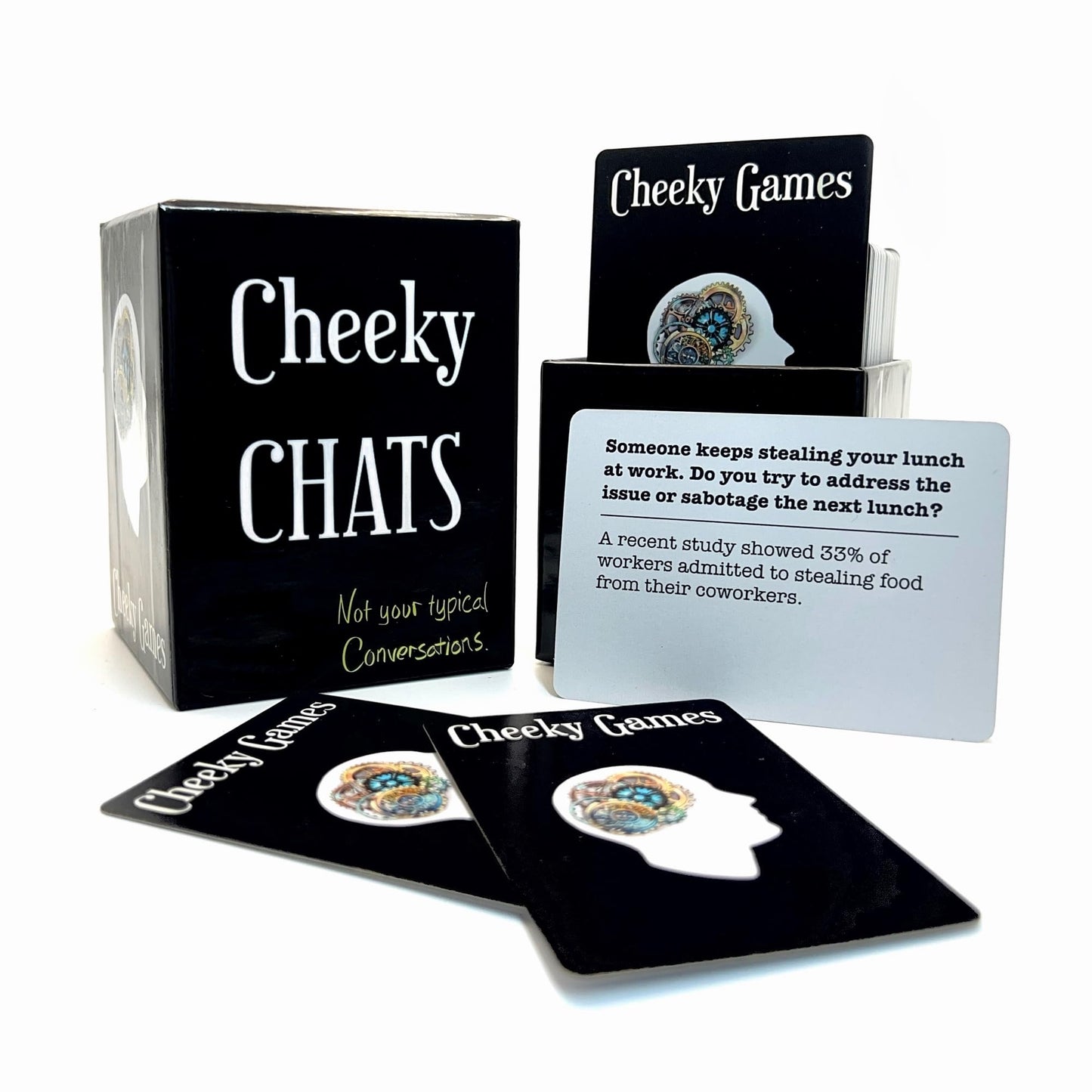 Cheeky Chats - A Conversation Card Game for Couples, Friends & Family | Fun Icebreaker Questions for Date Night, Game Night & Road Trips | Great Gift