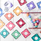 CONNETIX Magnetic Tiles Pastel Ball Run Pack, 106 Pieces